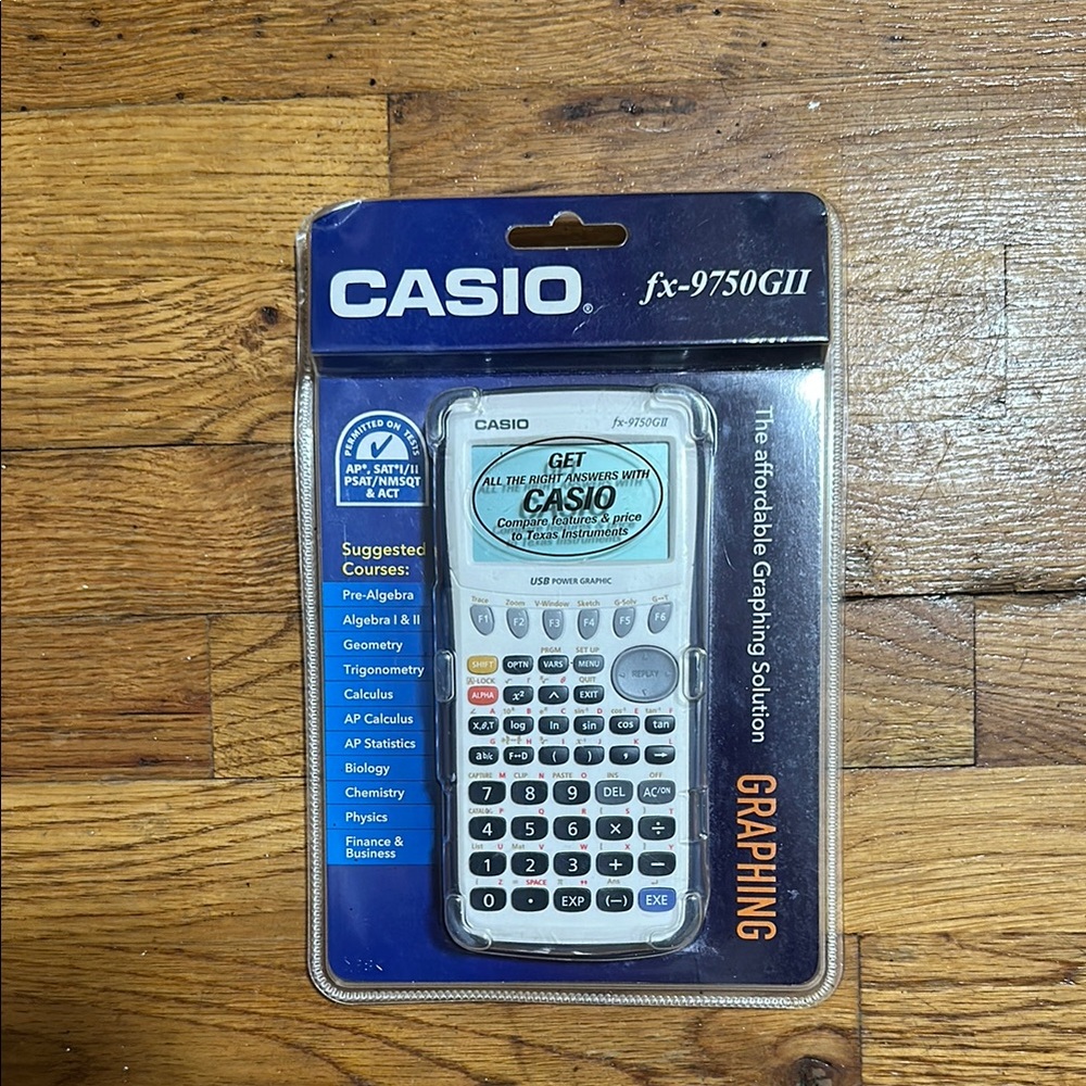 Casio fx-9750GII Graphing Calculator - White